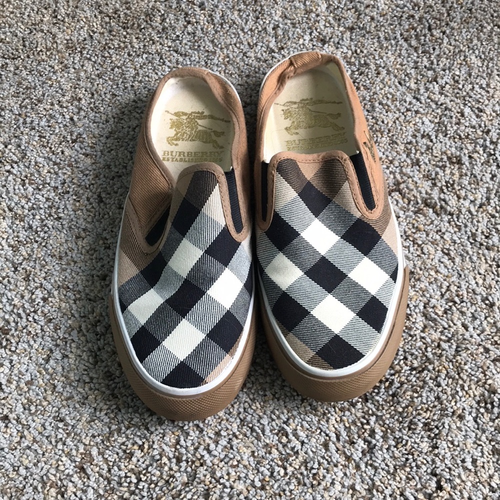 Authentic Burberry Slip Ons